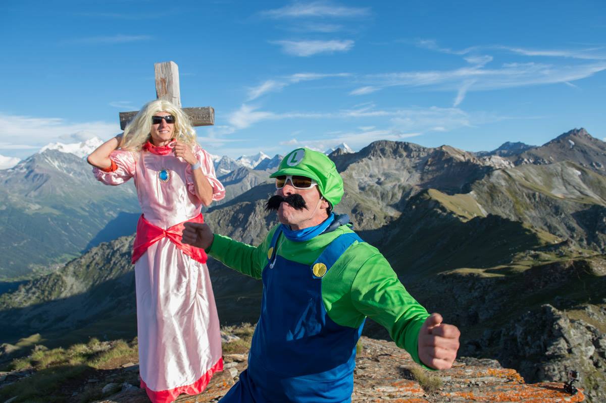 Luigi et Peach
